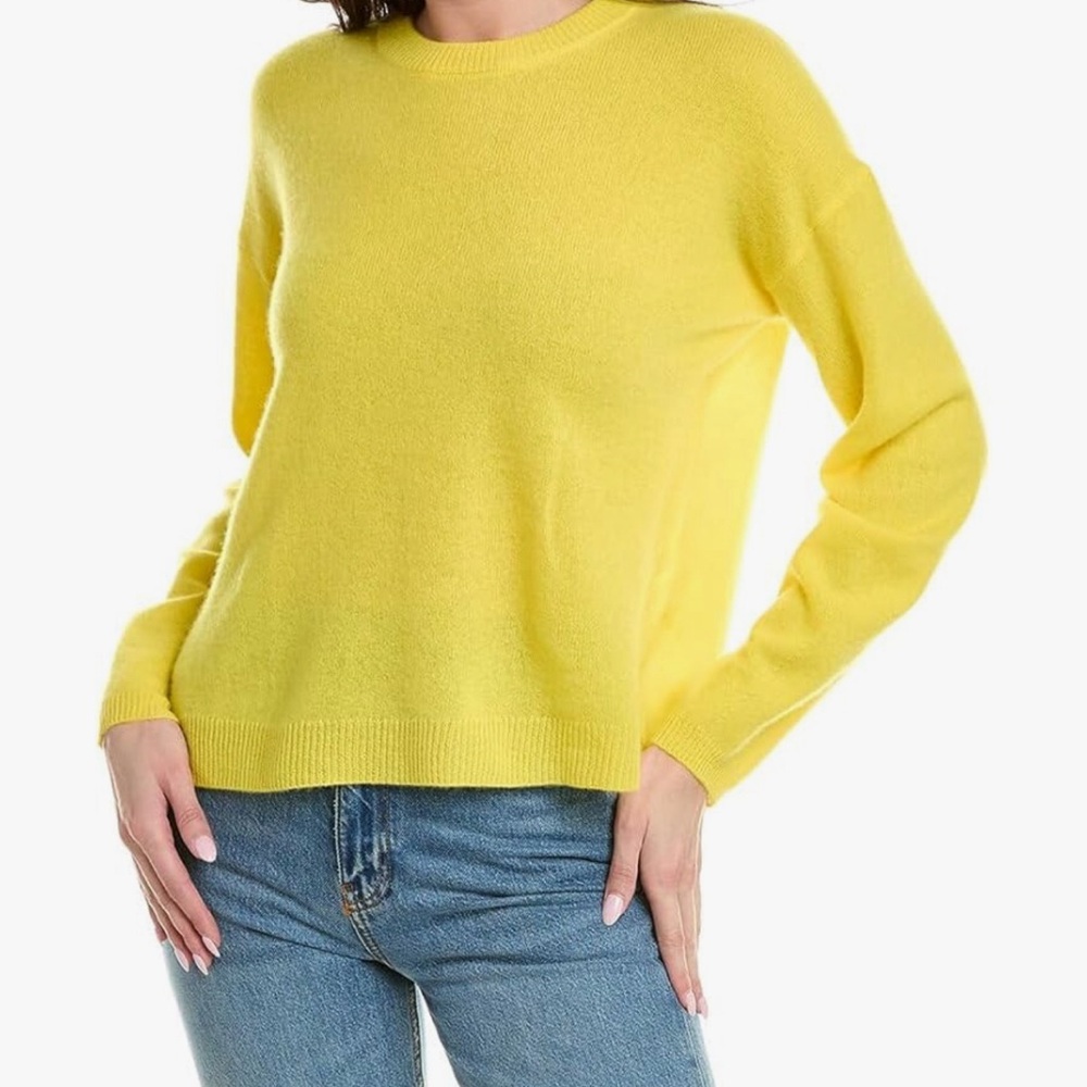 NWT- Velvet by Graham and Spencer- Brynne Cashmere Sweater- Size Large - Picture 2 of 8